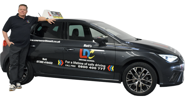 Matt Forrester's driving school car